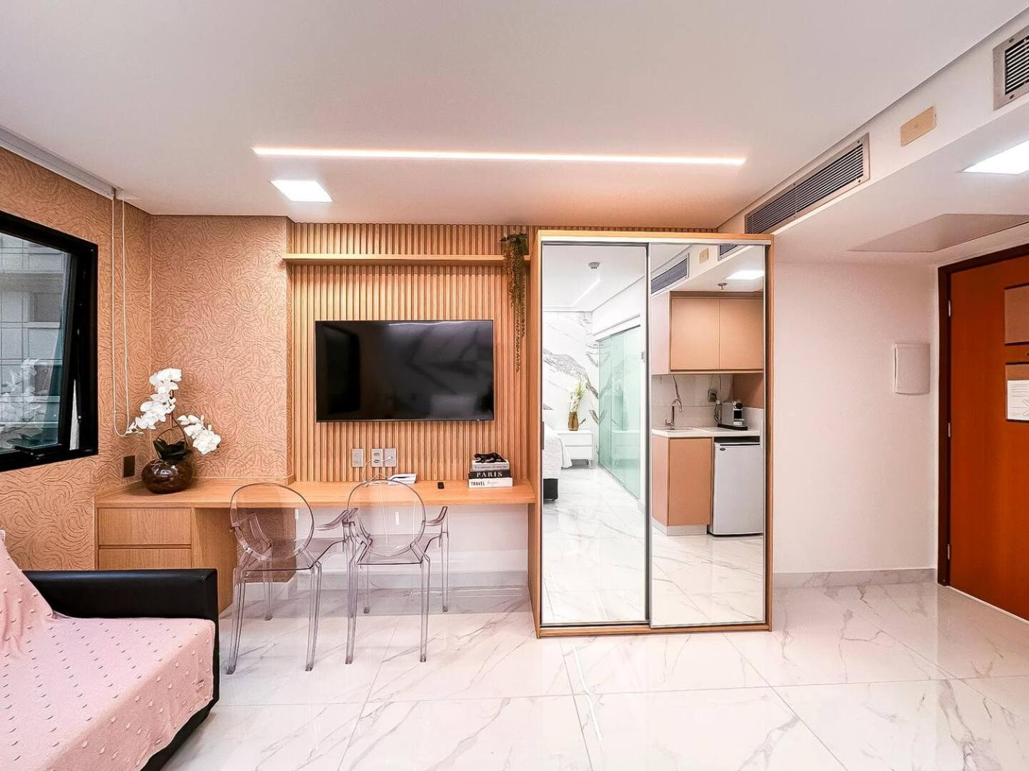 M N Flats - Flat Dentro Do Hotel Wi Av Ibirapuera 2927 상파울루 외부 사진