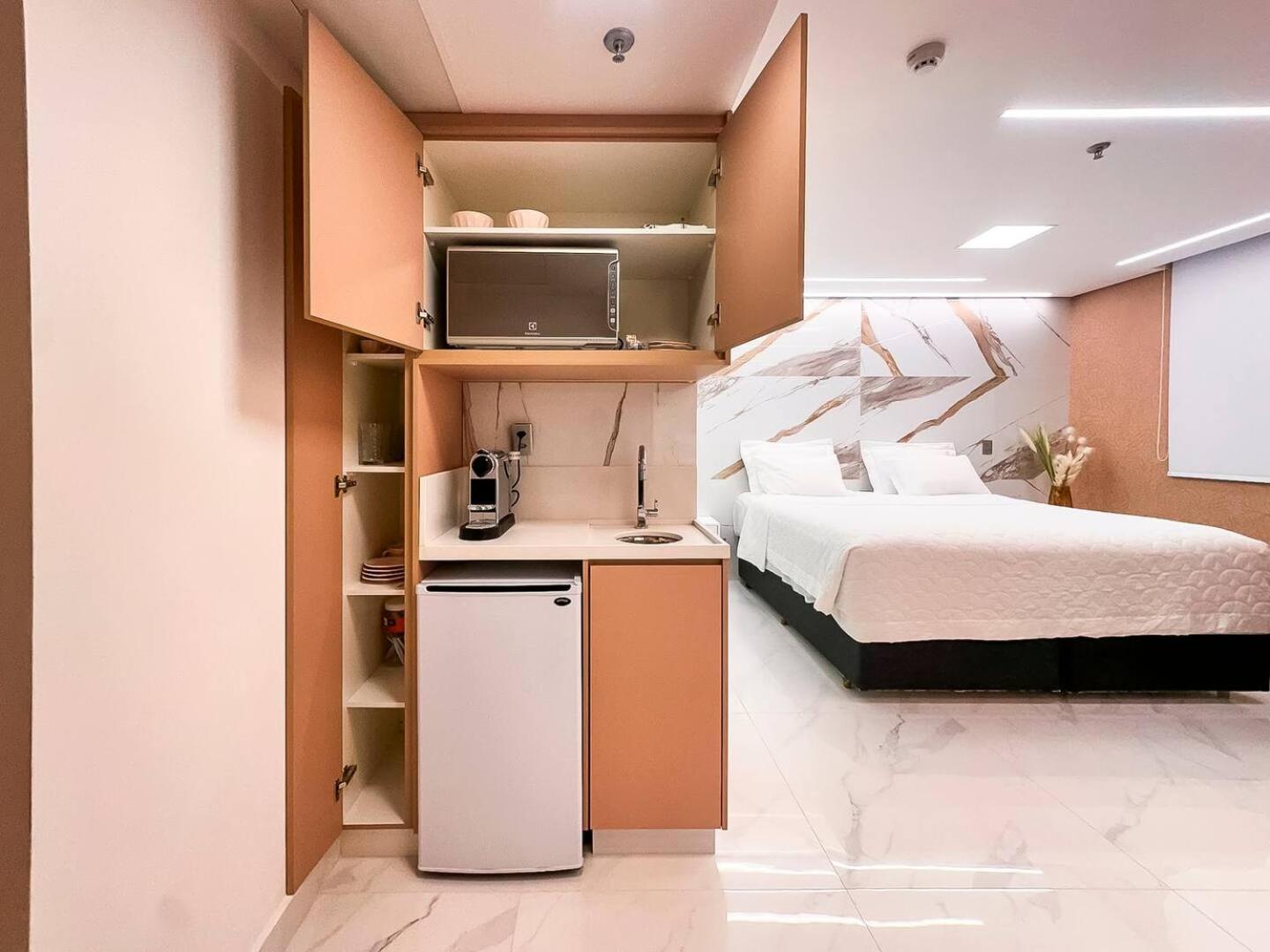 M N Flats - Flat Dentro Do Hotel Wi Av Ibirapuera 2927 상파울루 외부 사진