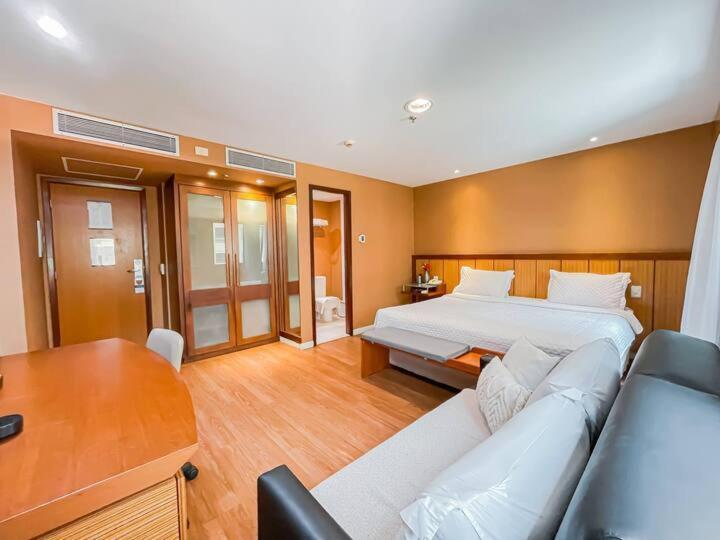 M N Flats - Flat Dentro Do Hotel Wi Av Ibirapuera 2927 상파울루 외부 사진