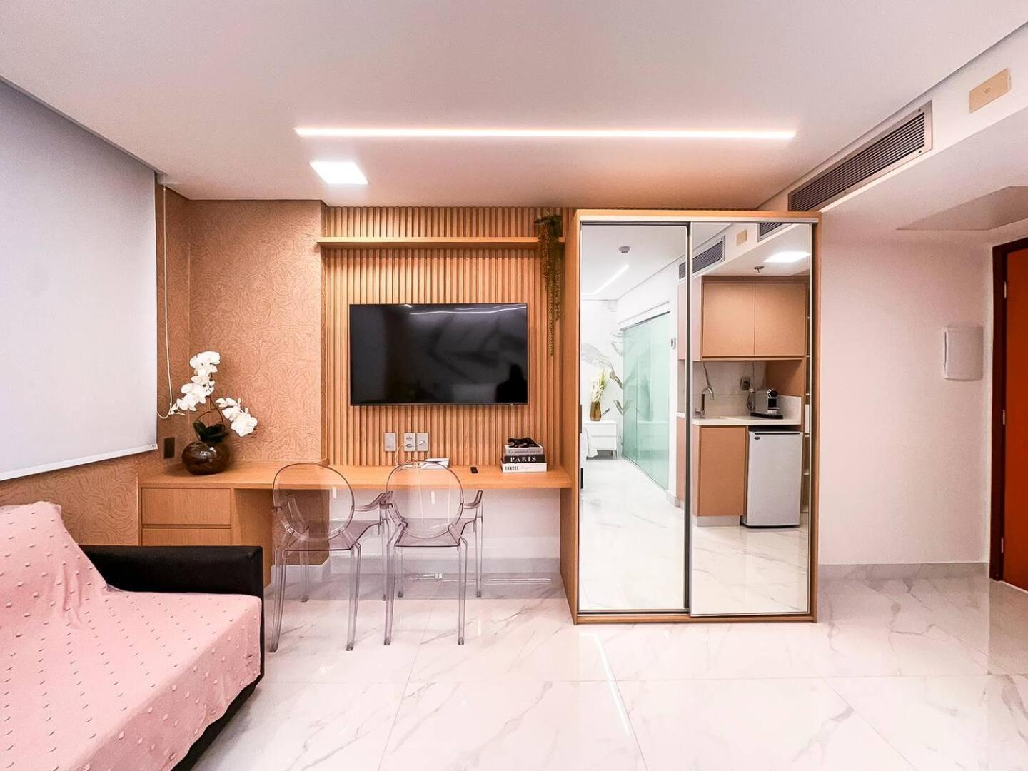 M N Flats - Flat Dentro Do Hotel Wi Av Ibirapuera 2927 상파울루 외부 사진