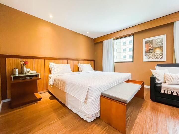 M N Flats - Flat Dentro Do Hotel Wi Av Ibirapuera 2927 상파울루 외부 사진