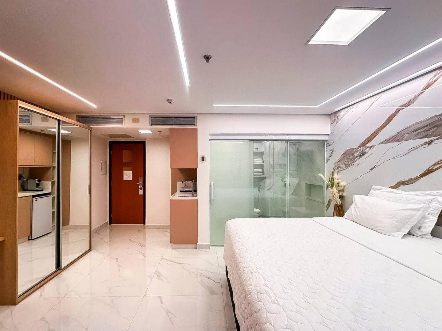 M N Flats - Flat Dentro Do Hotel Wi Av Ibirapuera 2927 상파울루 외부 사진