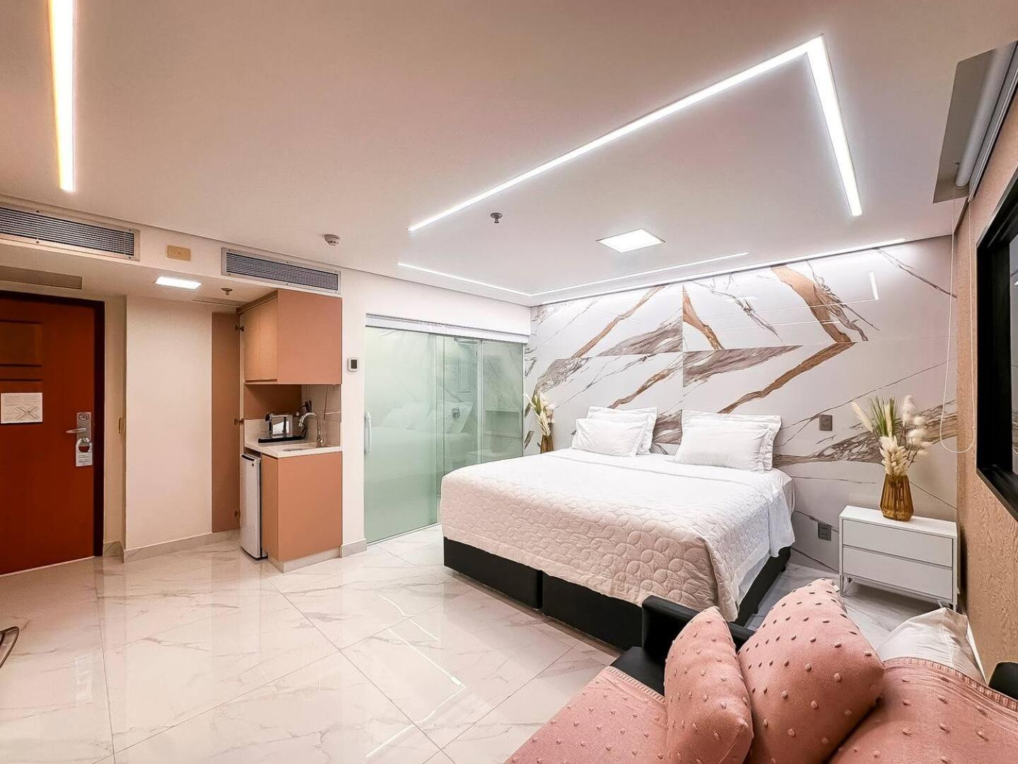 M N Flats - Flat Dentro Do Hotel Wi Av Ibirapuera 2927 상파울루 외부 사진